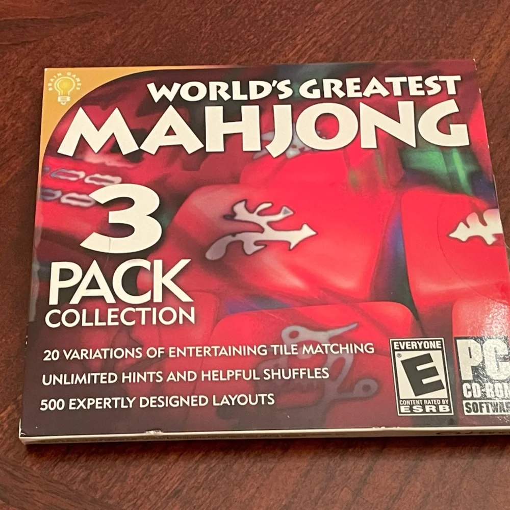 PC Game: World's Best Mahjong with 3 complete Mahjong games.